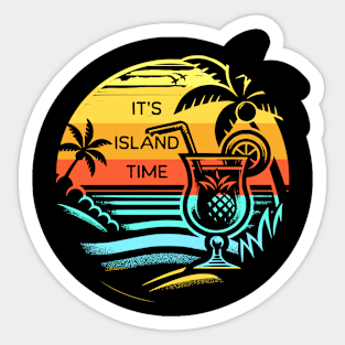 It's Island Time Sticker